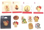 Olympic pins: Mixed Lot of 12 pins from Beijing 2008