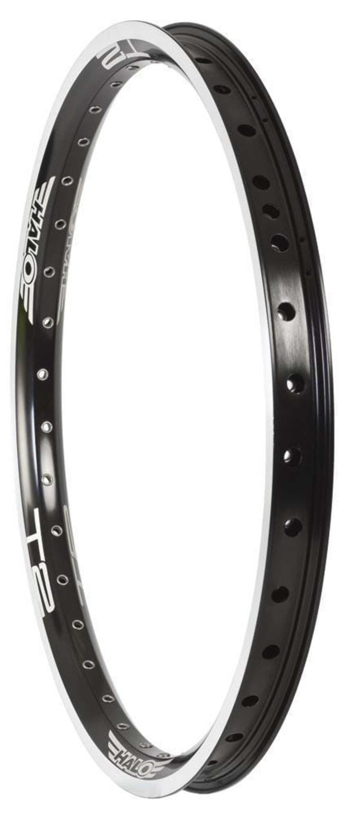 Halo T2 20 Inch Dirt BMX Race Rear Rim Black 36H