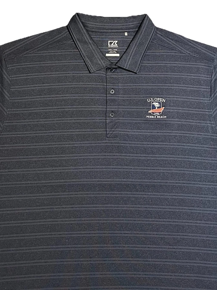 Cutter & Buck s/s 2019 US OPEN at Pebble Beach Polo Style Golf Shirt Men’s 3XL - Image 2 of 4