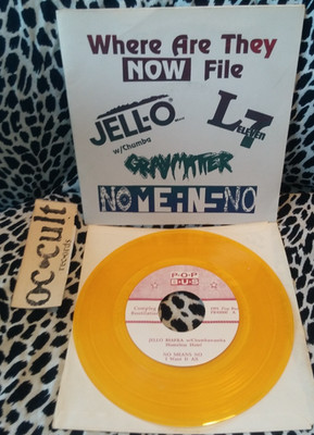 JELLO NOMEANSNO L7 GRAYMATTER 7'' COMP WHERE ARE THEY NOW GOLD VINYL PUNK RARE