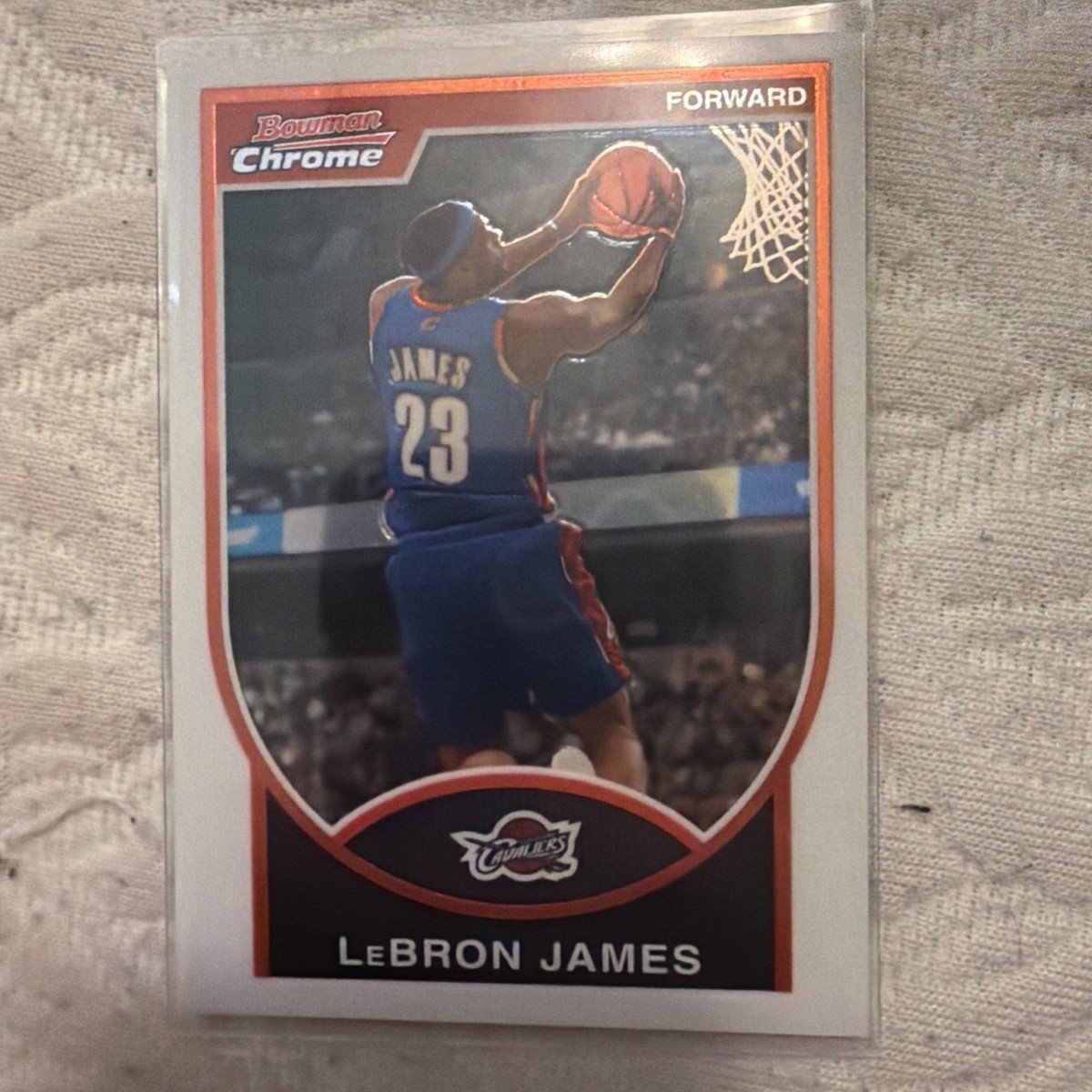 LEBRON JAMES 2003 ROOKIE CARD AND 2007 BOWMAN CHROME | eBay
