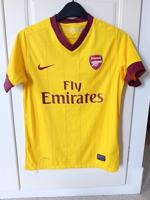 ARSENAL 2010/2011 AUSWÄRTS FUSSBALLTRIKOT NIKE TRIKOT GRÖSSE 10-12 JAHRE SEHR GUTER ZUSTAND