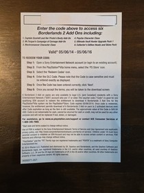 Borderlands 2 Playstation PS VITA PSVITA