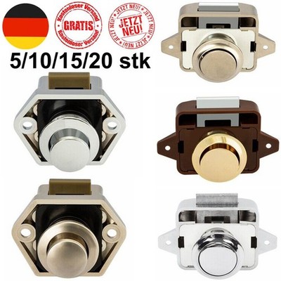 Push Button Schlösser Schublade Schrank Verschluss Boot Wohnwagen Wohnmobil