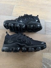 Nike Air Vapormax Plus Men's Black Fabric Trainers UK Size 9