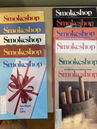 Vintage Lot of 11 Smokeshop Magazines Catalogs From 1987/88