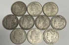 Half Roll of 10 1884-P to 1921-S Morgan Silver Dollars, Lot $1 Coins