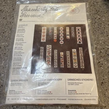 NEW Haandarbejdets Fremme Danish "HOLY 3 KINGS" MINI BELL PULL Cross Stitch Kit