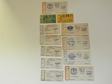 12- LOS ANGELES DODGER STADIUM TICKETS. 1-68,1-69, 1-80, 2-82, 3-83, 3-84, 1-90.