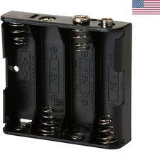 Battery Holder for 4 AA with Standard Snap Connector :