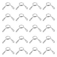 20 StüCk Federklemmen FüR Kraftstoffschlauch 5Mm ID 5.8Mm OD Silber