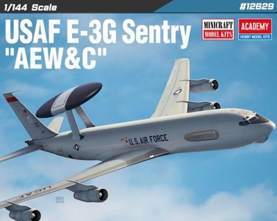 Academy 12629 E-3G Sentry AEW&C USAF  1:144 NIB Free Shipping