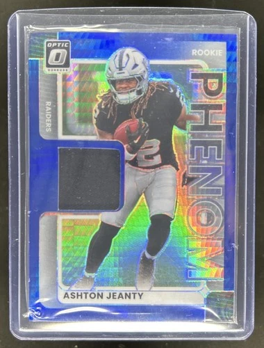 2025 Donruss Optic Ashton Jeanty Blue Hyper (RAW)