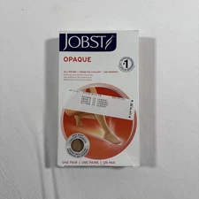 Jobst Opaque Medical Compression Socks One Pair Small Beige NWT