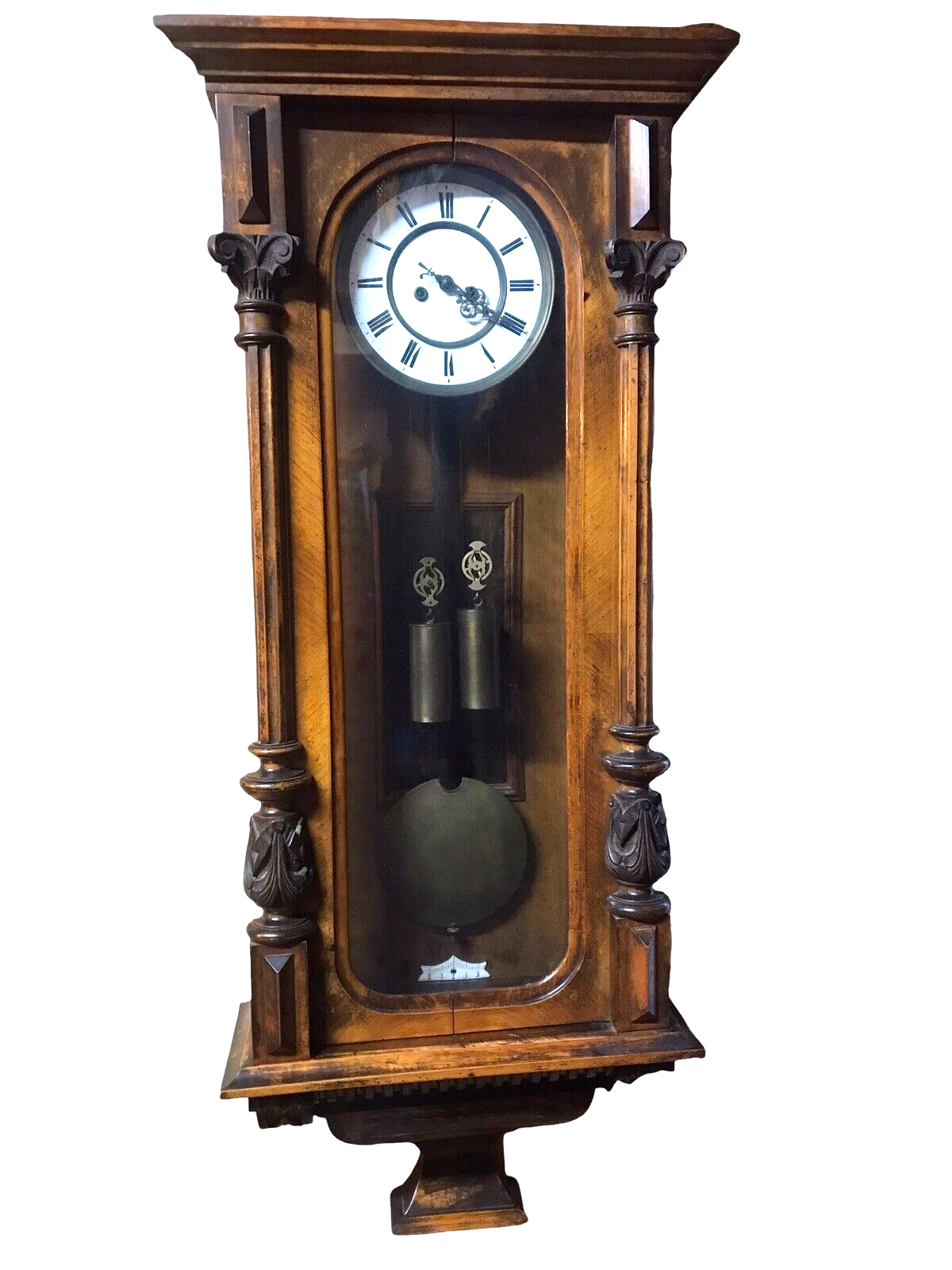 Vienna Regulator Clock Gebruder Resch Bros REMEMBER Movement FOR PARTS/REPAIR eBay