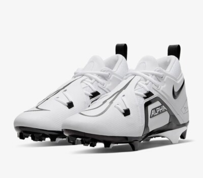 NEW Nike Alpha Menace Pro 3 Mens‎ Football Cleats Sz 12 Panda White CT6649-100 205163.jpg main image 4
