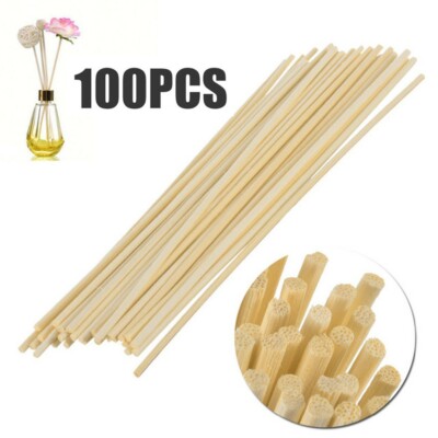 100 Reed Duftöl Diffusor Steck Rattan for Parfum Aroma Ätherisches Öl Set