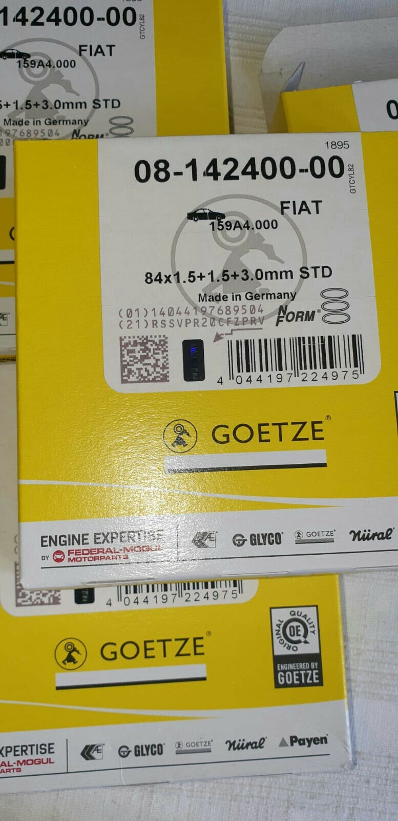 Segmenti Goetze Lancia Delta Evo