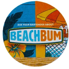 Kona Brewing Co / Golden Road Collaborative Beach Bum  Beer Coaster