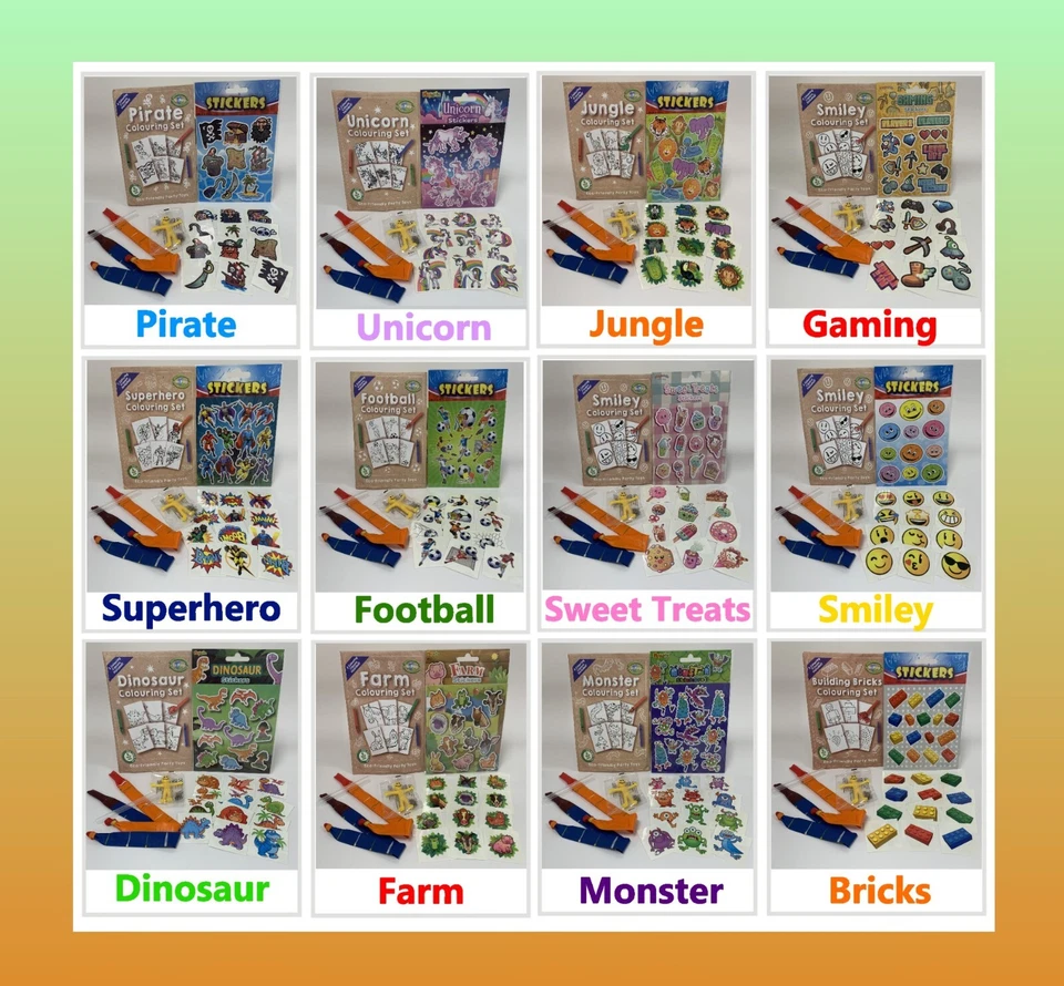 Bolsas de fiesta precargadas unisex para niños para cumpleaños boda recompensas fiestas de verano Foto 2 de 3