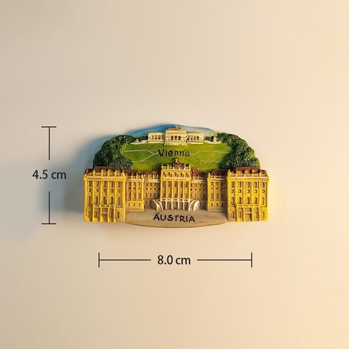 Österreich Wien Schloss Schönbrunn Tourist Souvenir 3D Resin Kühlschrankmagnete Basteln - Bild 4 von 5