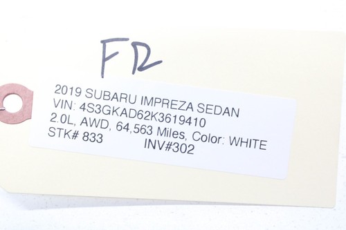 2017-2023 SUBARU IMPREZA FRONT RIGHT PASSENGER SIDE DOOR CHECK STOPPER OEM - Picture 6 of 6