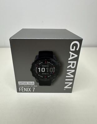Garmin Fenix 7S 47 mm Black Case Black Band (0100254034) for sale 