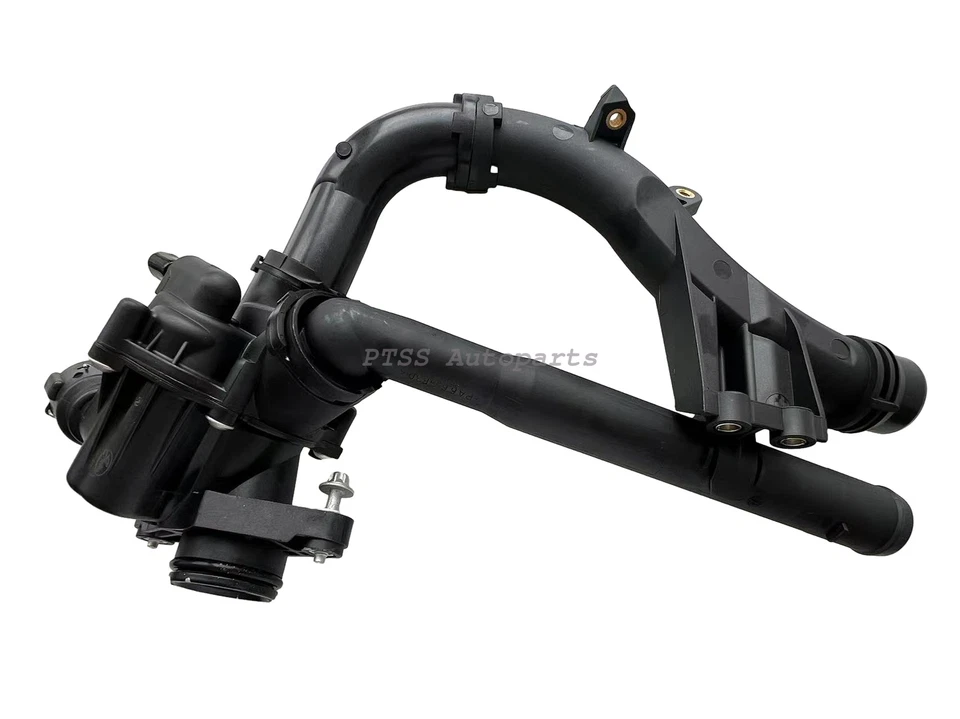 Conjunto de carcasa de termostato de refrigerante Gates OEM para Mercedes SLK300 SLC300 E300 Foto 4 de 4