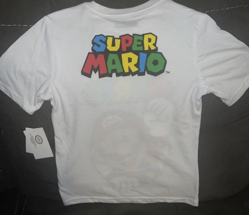 Nintendo💫Super Mario Bros. Logo Boy’s T-Shirt Sz Med(8)Officially Licensed NWTS - Picture 10 of 10