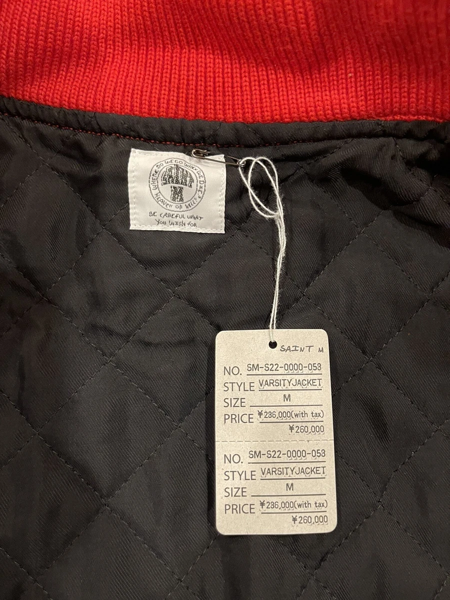 Saint Michael x READYMADE x DENIM TEARS Red Letterman Varsity