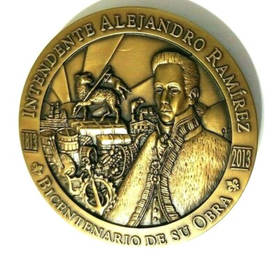 Medalla ALEJANDRO RAMIREZ Dep HACIENDA moneda SOCIEDAD NUMISMATICA PUERTO RICO B