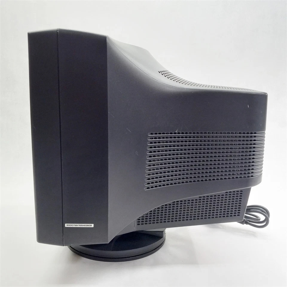 Dell M993s 19" Vintage Flat CRT Computer Monitor Display VGA 1600x1200 Parts - Image 3 of 4