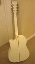 White Tanglewood Guitar