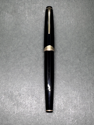 MONTBLANC MEISTERSTUCK No.12 Black GT '60s Vintage Fountain Pen