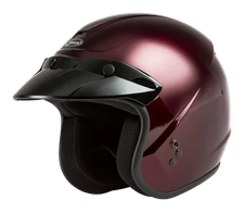 GMAX OF-2 Open-Face Helmet Sm Wine Red