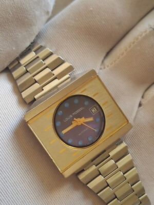 Unique Rare Louis Rossel with NSA Bracelet  Automatic Swiss Watch Vintage 1970s