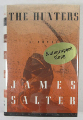 SIGNED ''The Hunters'' James Salter 1997 Counterpoint HARDBACK DJ