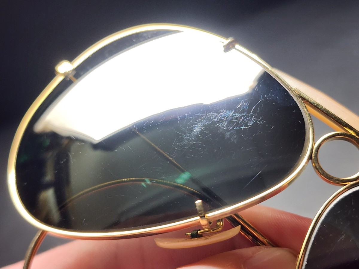 Vintage B&L Ray Ban Bausch & Lomb G31 Gray DGM Mirror Gold