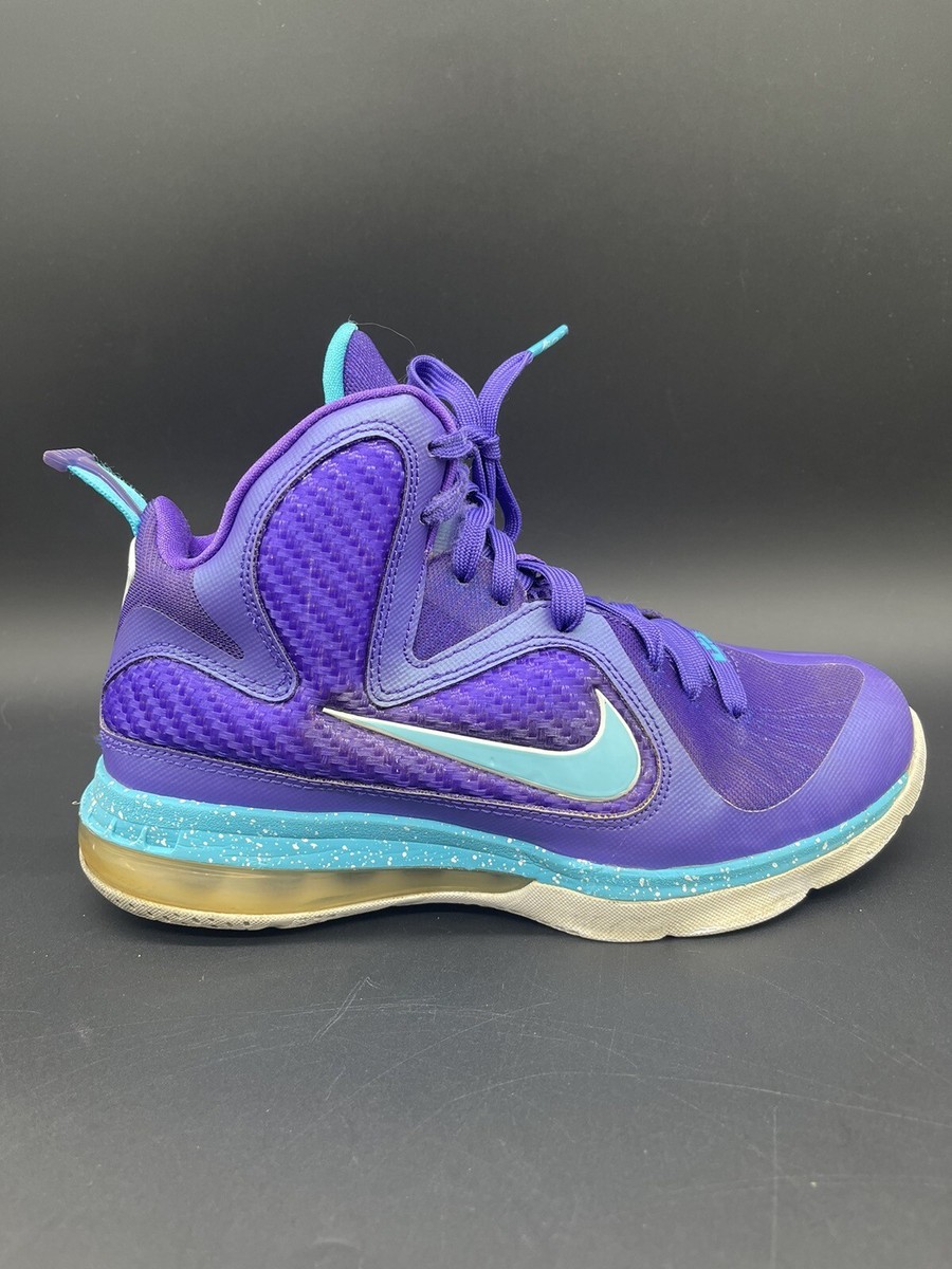 Nike LeBron 9 Summit Lake Hornets Youth Sneakers Size 6Y/Women's