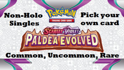 Pokemon Scarlet & Violet Paldea Evolved -$0.99 - $1.25 Pick Your Non-Holo Card
