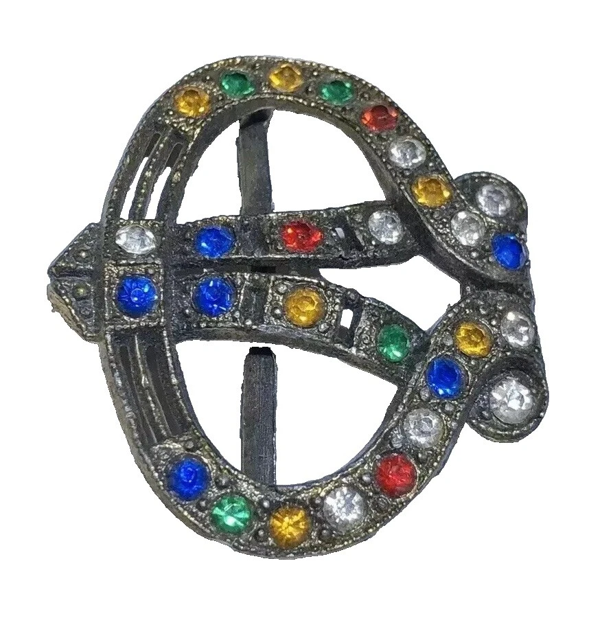 Многоцветные 1920-е десятилетие Винтажные пряжки