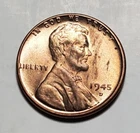 1945 D LINCOLN WHEAT PENNY UNC #C7942