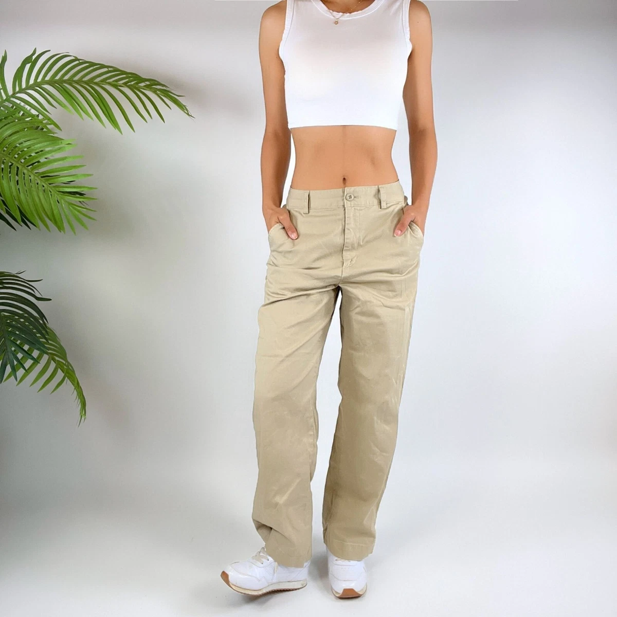 khaki dress pants womens