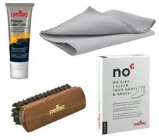 Pedag Travel shoe care kit, premium leather creme, horsehair polish brush  more