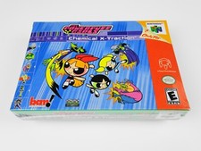 The POWERPUFF GIRLS Chemical X-Traction 💥 (Nintendo 64) NEW SEALED CASE FRESH