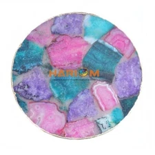 Mix Natural Agate Table Top Round Table Side Table Coffee Table Patio Table Top