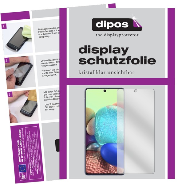 2X Schutzfolie FüR Samsung Galaxy A71 5G Klar Displayschutzfolie Folie Display-image