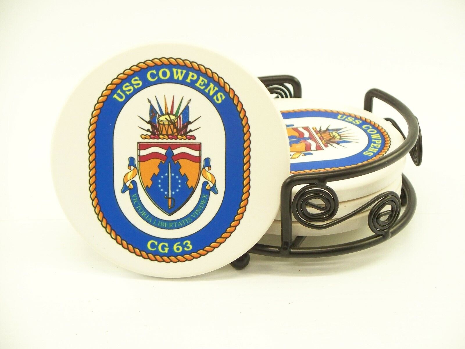 USS COWPENS CG 63 Coasters Military USN U S Navy A