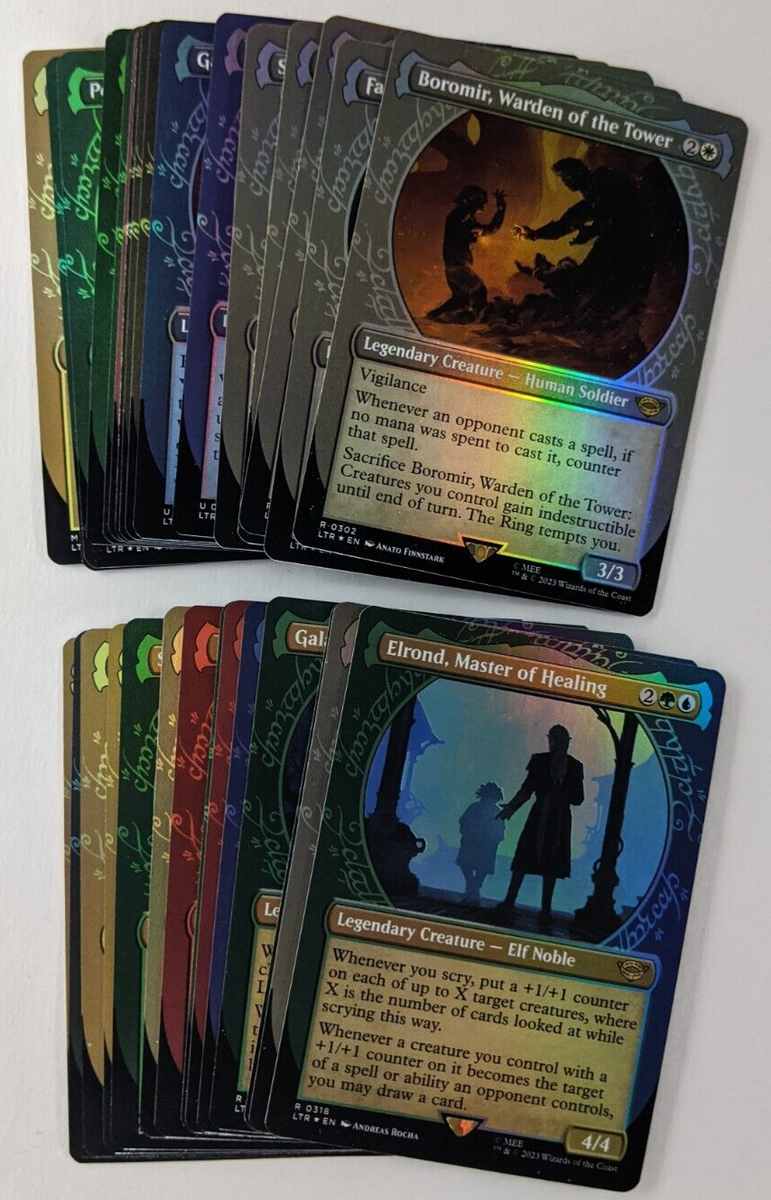 mtg lord of the rings showcase cards what are mtg showcase cards Lord of the Rings COMPLETE Showcase 30 Card SET Magic  the Gathering MTG Gandalf