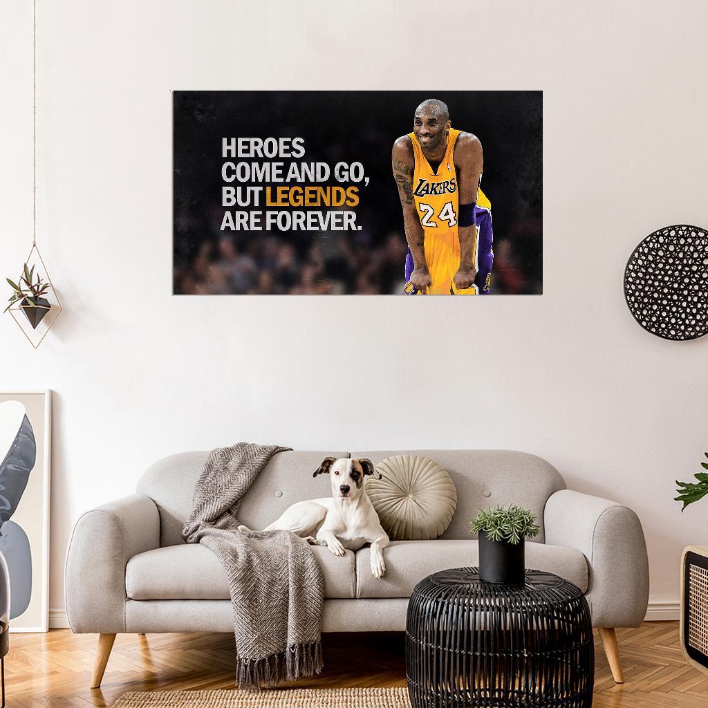 559195 Kobe Bryant QUOTES NBA LAKERS HD Photo Cover Art 16x12 WALL